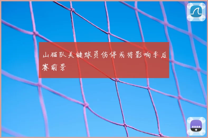 山猫队关键球员伤停或将影响季后赛前景