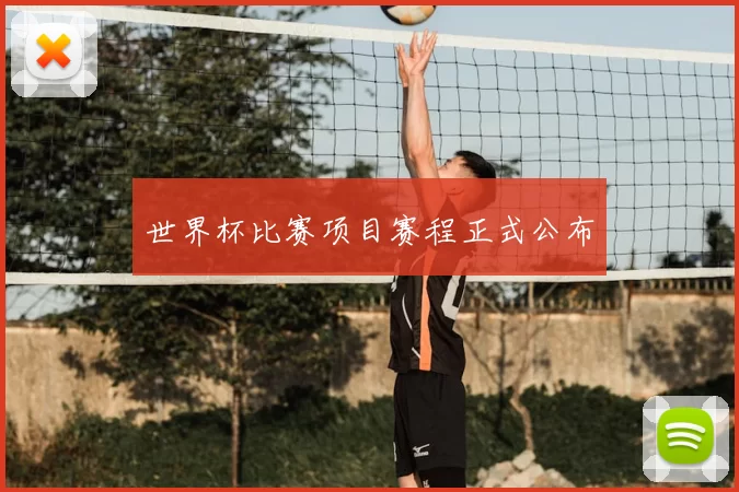 世界杯比赛项目赛程正式公布