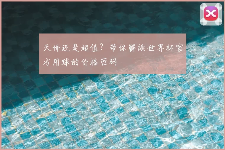 天价还是超值?带你解读世界杯官方用球的价格密码